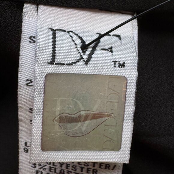 Diane Von Furstenberg Emery Black Multicolor Boucle Tweed Jacket Women's Size 14 - Picture 9 of 12